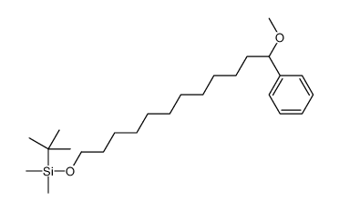 tert-butyl-(12-methoxy-12-phenyldodecoxy)-dimethylsilane Structure