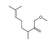 2-(methoxymethyl)-3,7-dimethylocta-1,6-diene结构式