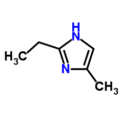 2-乙基-4-甲基咪唑结构式