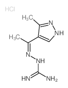 2-[[(1E)-1-(3-methylpyrazol-4-ylidene)ethyl]amino]guanidine Structure