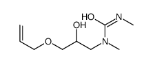 1-(2-hydroxy-3-prop-2-enoxypropyl)-1,3-dimethylurea结构式