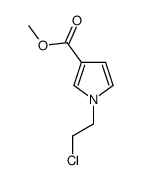 methyl 1-(2-chloroethyl)pyrrole-3-carboxylate Structure
