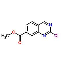 2-氯喹唑啉-7-羧酸甲酯结构式