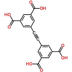 乙炔基联苯-3,3',5,5'-四羧酸结构式