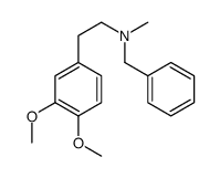 N-苄基-2-(3,4-二甲氧基苯基)-N-甲基乙胺结构式