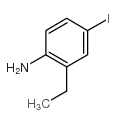2-乙基-4-碘苯胺结构式