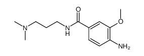 4-amino-N-(3-dimethylamino-propyl)-3-methoxy-benzamide Structure