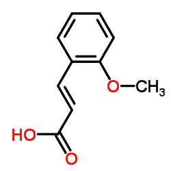 2-Methoxycinnamic acid Structure