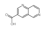 1,6-萘啶-3-羧酸结构式