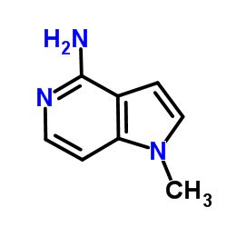 1-甲基-1H-吡咯并[3,2-c]吡啶-4-胺结构式
