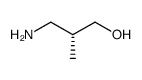 (R)-3-amino-2-methylpropan-1-ol结构式