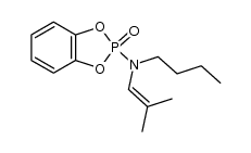 2-N-butyl-N-isobutenylamido-2-oxo-4,5-benzo-1,3,2-dioxaphospholane结构式