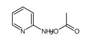 acetic acid,pyridin-2-amine Structure