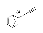 5-trimethylsilylbicyclo[2.2.1]hept-2-ene-5-carbonitrile结构式