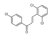 1-(4-chlorophenyl)-3-(2,6-dichlorophenyl)prop-2-en-1-one structure