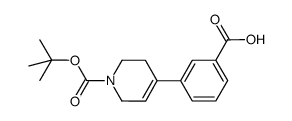 tert-butyl 4-[3-(ethoxycarbonyl)phenyl]-3,6-dihydropyridine-1(2H)-carboxylate Structure