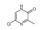 5-氯-3-甲基吡嗪-2(1H)-酮结构式