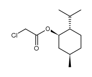 2-异丙基-5-甲基环己基 2-氯乙酸酯结构式