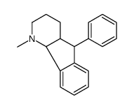 1-methyl-5-phenyl-2,3,4,4a,5,9b-hexahydro-1H-indeno(1,2-b)pyridine结构式