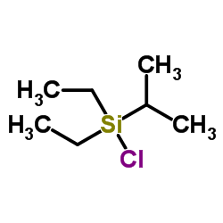 Chloro(diethyl)isopropylsilane Structure