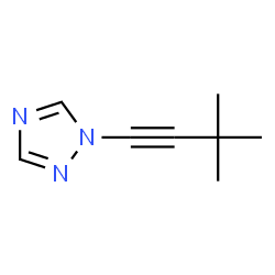 1H-1,2,4-Triazole, 1-(3,3-dimethyl-1-butynyl)- (9CI) Structure