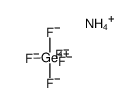 ammonium pentafluorogermanate(IV) Structure