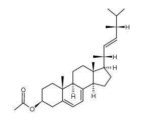 3β-O-acetylergosterol结构式