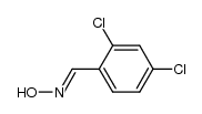 2,4-dichlorobenzaldehyde oxime结构式