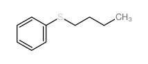 Benzene, (butylthio)- Structure