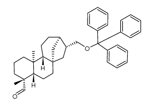 ent-17-trityloxykauran-19-al Structure