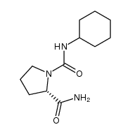 (cyclohexylcarbamoyl)prolinamide Structure