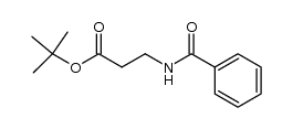 tert-butyl 3-benzamidopropanoate结构式