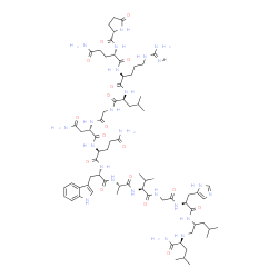 bombesin, Leu(13)-psi-CH2NH-Leu(14)- Structure