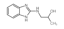 1-(1H-苯并咪唑-2-氨基)-2-丙醇结构式