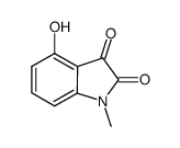 4-hydroxy-1-methyl-1H-indole-2,3-dione Structure