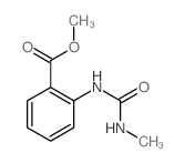 Benzoic acid,2-[[(methylamino)carbonyl]amino]-, methyl ester Structure