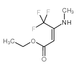 4,4,4-三氟-3-(甲基氨基)丁-2-烯酸乙酯结构式