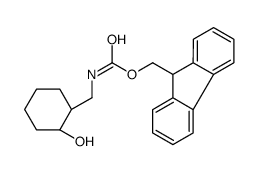 (1S,2R)-反式-2-(Fmoc-氨甲基)环己醇结构式