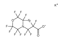 potassium 2,2,3,3-tetrafluoro-3-(perfluoromorpholino)propanoate Structure