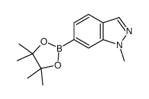 1-methyl-6-(tetramethyl-1,3,2-dioxaborolan-2-yl)-1H-indazole structure