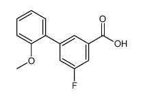 3-fluoro-5-(2-methoxyphenyl)benzoic acid结构式