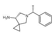 7-(S)-amino-5-[1(R)-phenylethyl]-5-azaspiro[2.4]heptane结构式