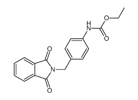 ethyl N-(4-(phthalimidomethyl)phenyl)carbamate结构式