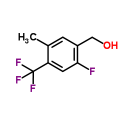 2-Fluoro-5-methyl-4-(trifluoromethyl)benzyl alcohol Structure