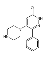 6-苯基-5-(哌嗪-1-基)吡嗪-3(2H)-酮结构式