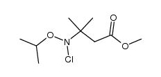 methyl 3-(chloro(isopropoxy)amino)-3-methylbutanoate结构式