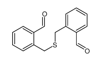 2-[(2-formylphenyl)methylsulfanylmethyl]benzaldehyde Structure