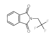 2-(2,2,2-trifluoroethyl)isoindole-1,3-dione结构式