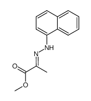 methyl pyruvate 1-naphthylhydrazone Structure