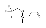 but-3-enyl-dimethyl-(2,2,2-trifluoroethoxy)silane结构式